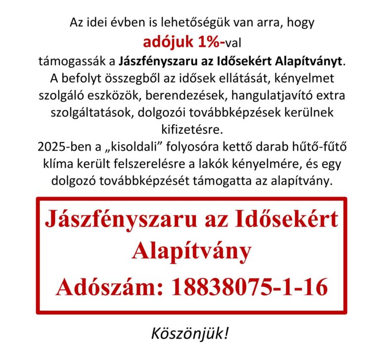 Adó 1% felajánlás
